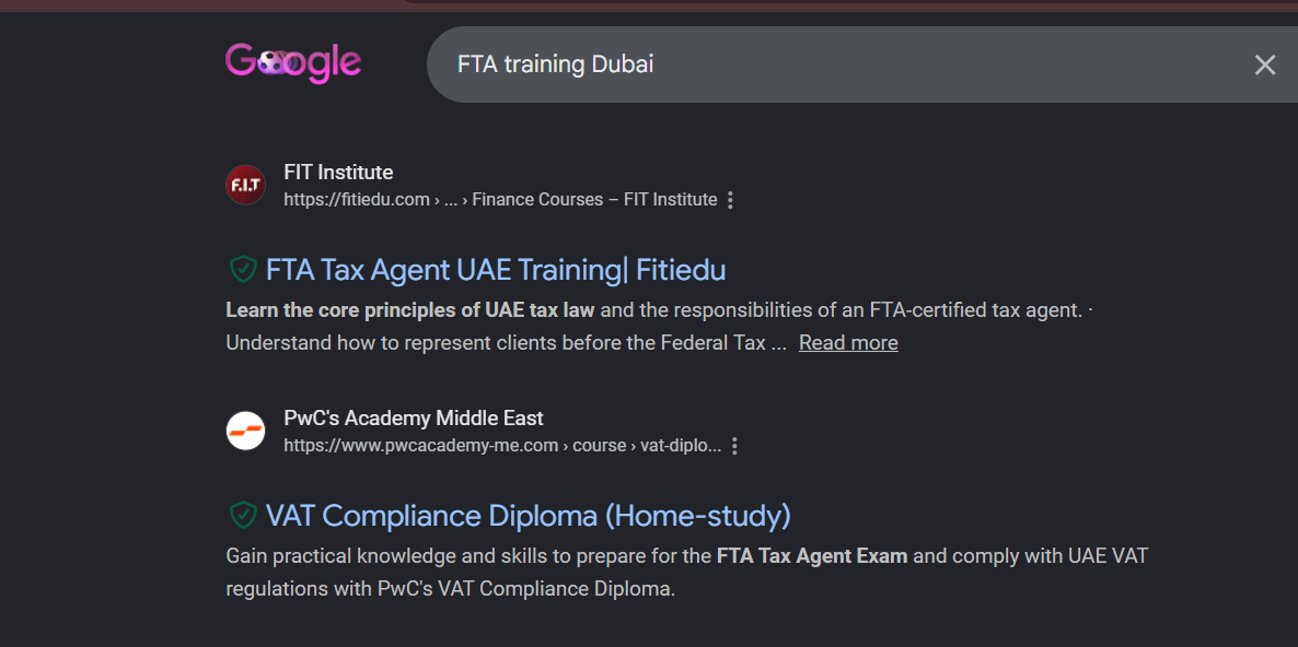 Verified search and AI overview ranking screenshot